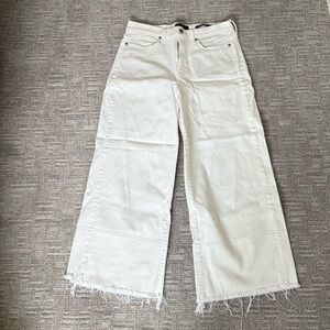 Banana Republic White Wide Leg Jeans